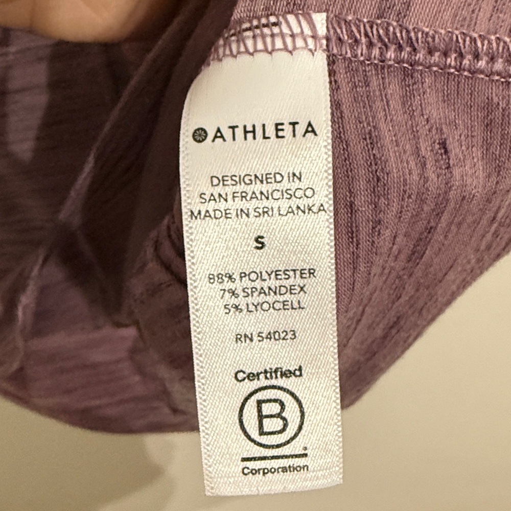 Athleta Flow Top Womens Small Dolman Sleeve Activewear Yoga Ladies - Picture 8 of 12